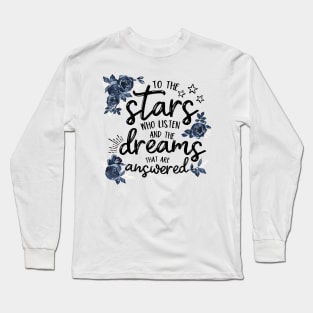 To The Stars - black Long Sleeve T-Shirt